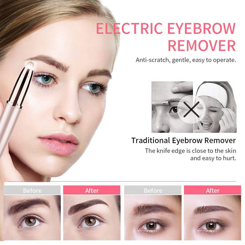 New 360 Degree Electric Eyebrow Trimmer